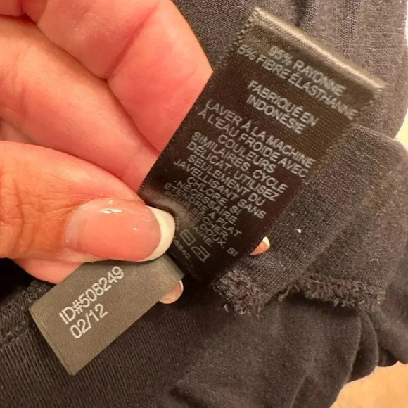 Vintage Express Y2K High Low Hem Black Maxi Skirt Women’s Size Large L NWT Rare! - Picture 7 of 9